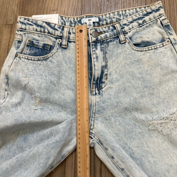 NWT BP 'Be Responsible' Jeans Womens Acid Wash High Rise Mom Straight Leg 28 Y2K - Picture 5 of 11